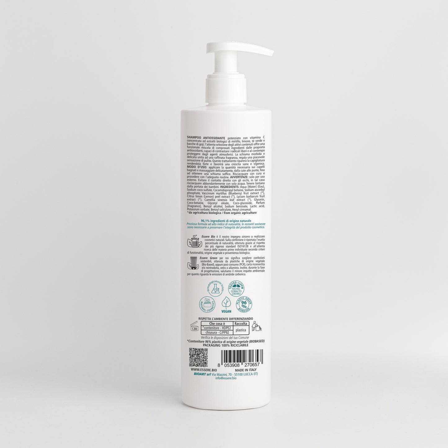Shampoo Antiossidante Vitamina C - 500 ml