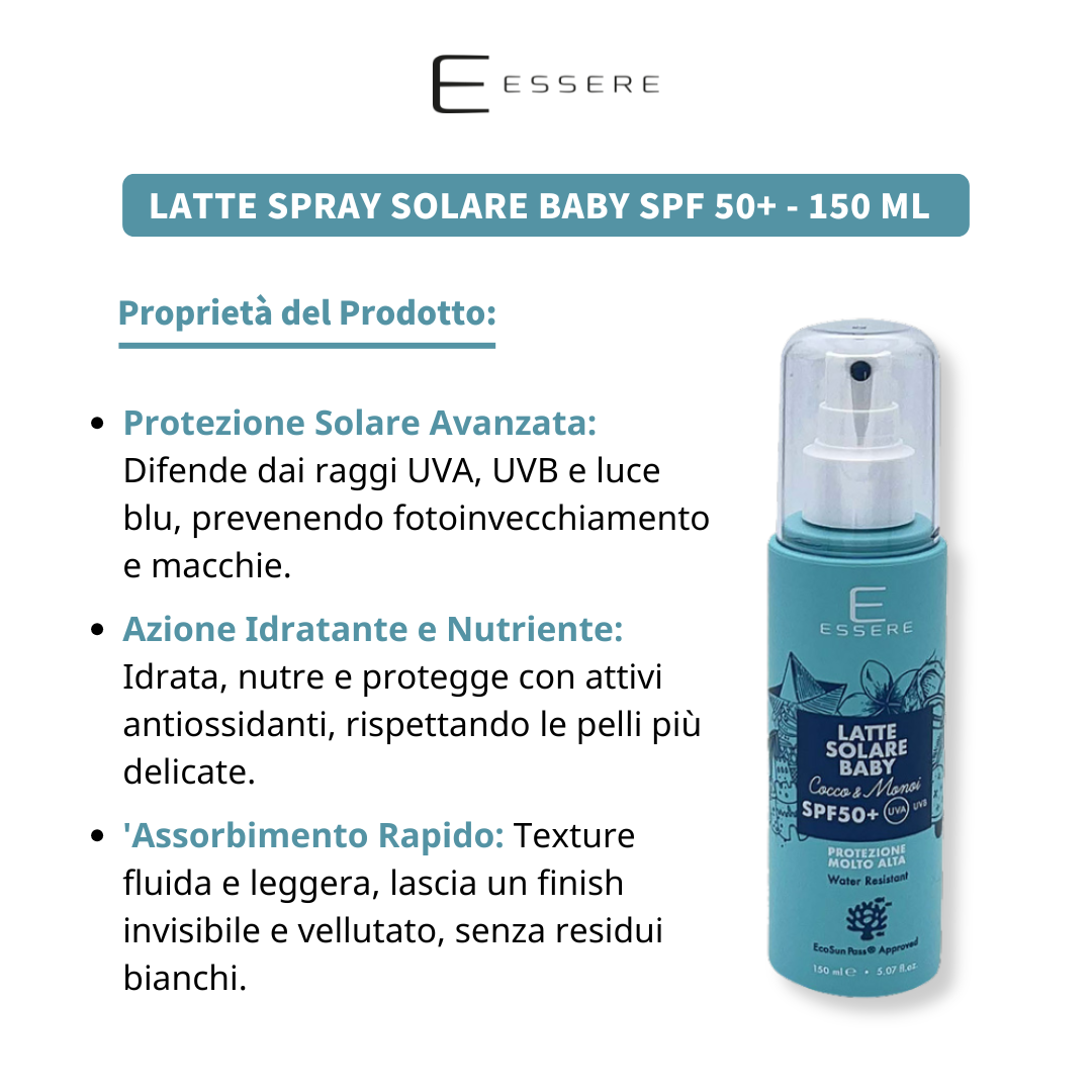 Latte Spray Solare Baby SPF 50+ 150 ml Be Sunny