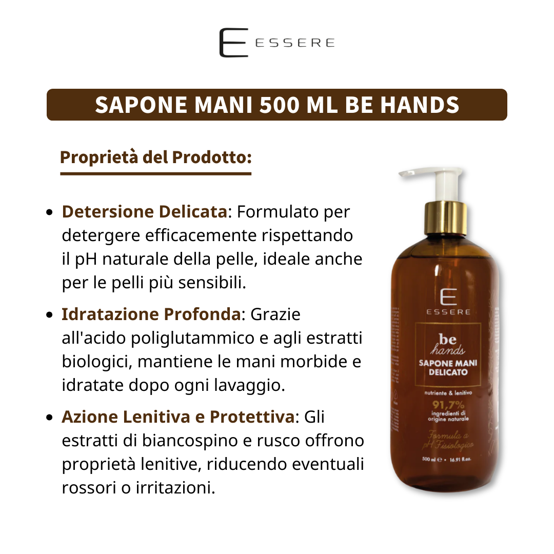 SAPONE MANI 500 ML BE HANDS