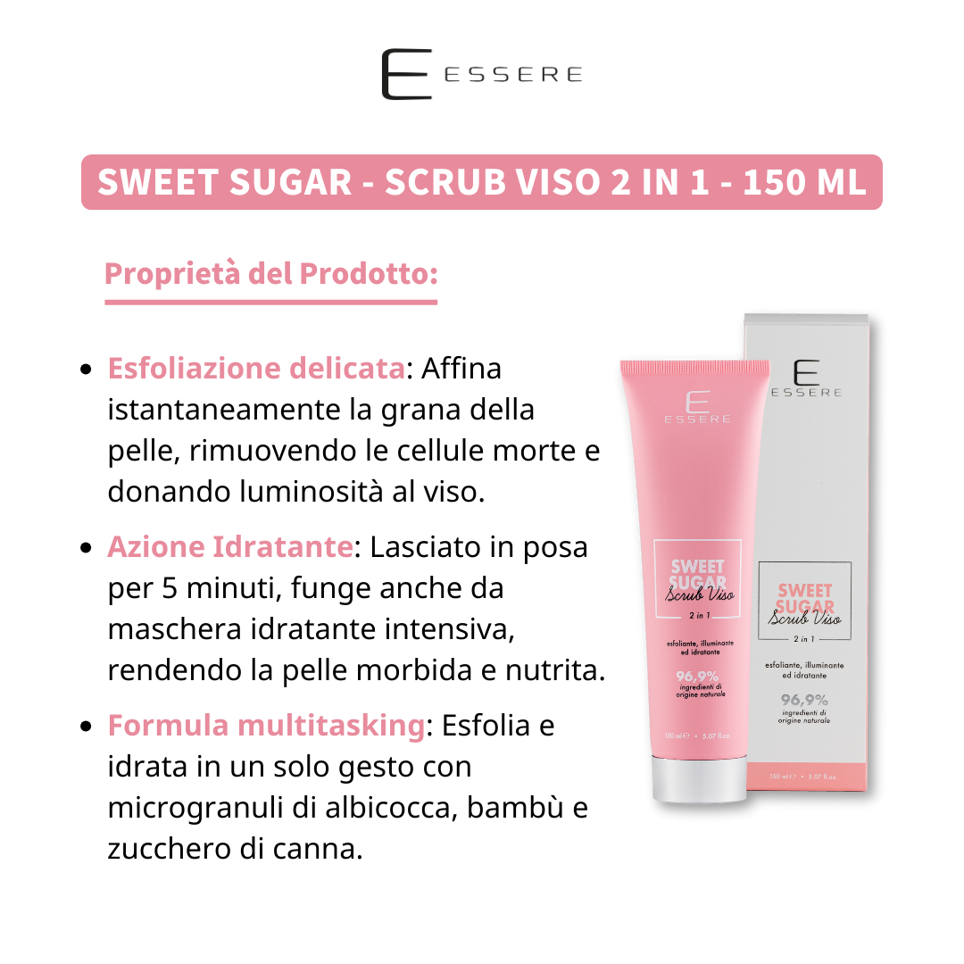 Sweet Sugar - Scrub Viso 2 in 1 150 ml Be Beauty