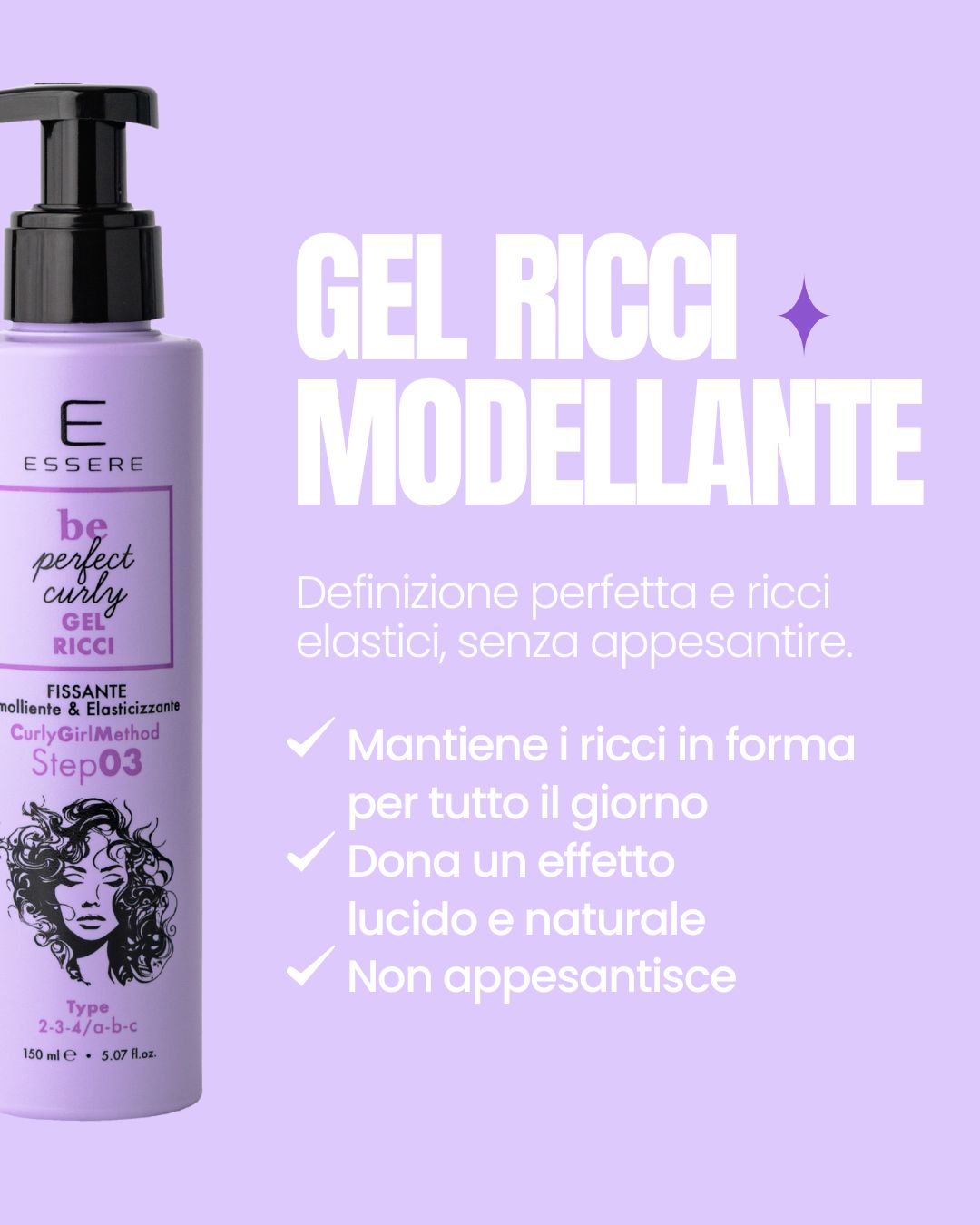 Gel Ricci Fissante - 150ml