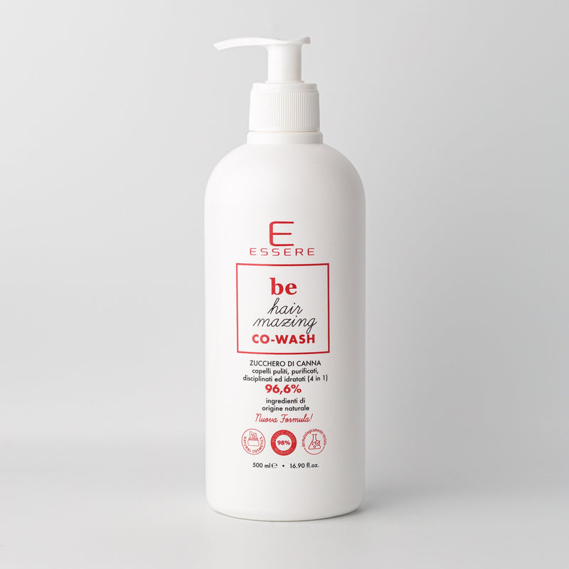Essere Bio Cane Sugar Co-Wash 4-in-1 500 ml, Be Hair Mazing bottle with 96.6% natural origin ingredients