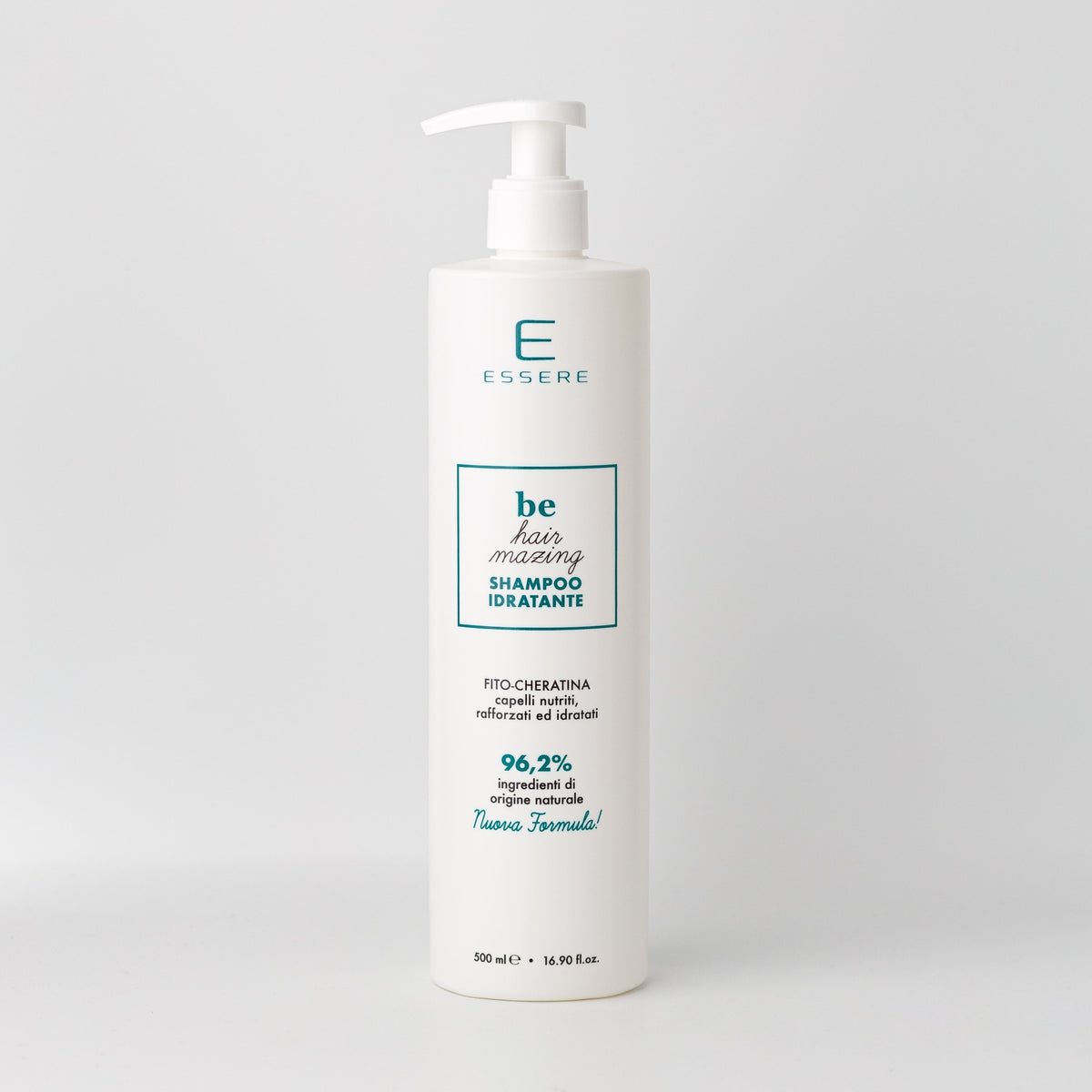 Essere Bio Family Hair Care Kit: Phyto-Keratin Hydrating Shampoo 500 ml, 96.2% natural origin ingredients