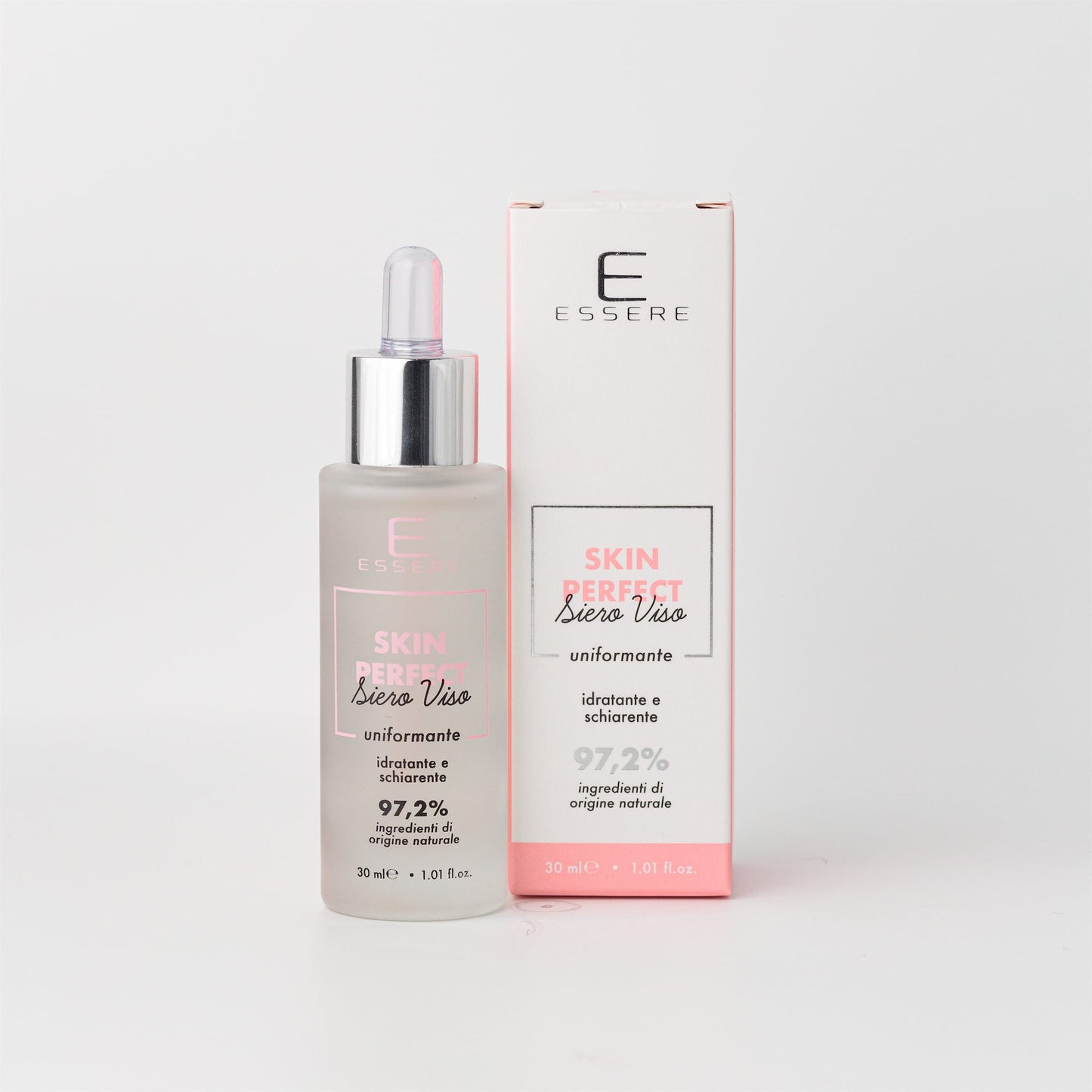 Kit Macchie e Discromie Essere Bio: Skin Perfect Siero Viso uniformante con scatola, 97,2% di origine naturale