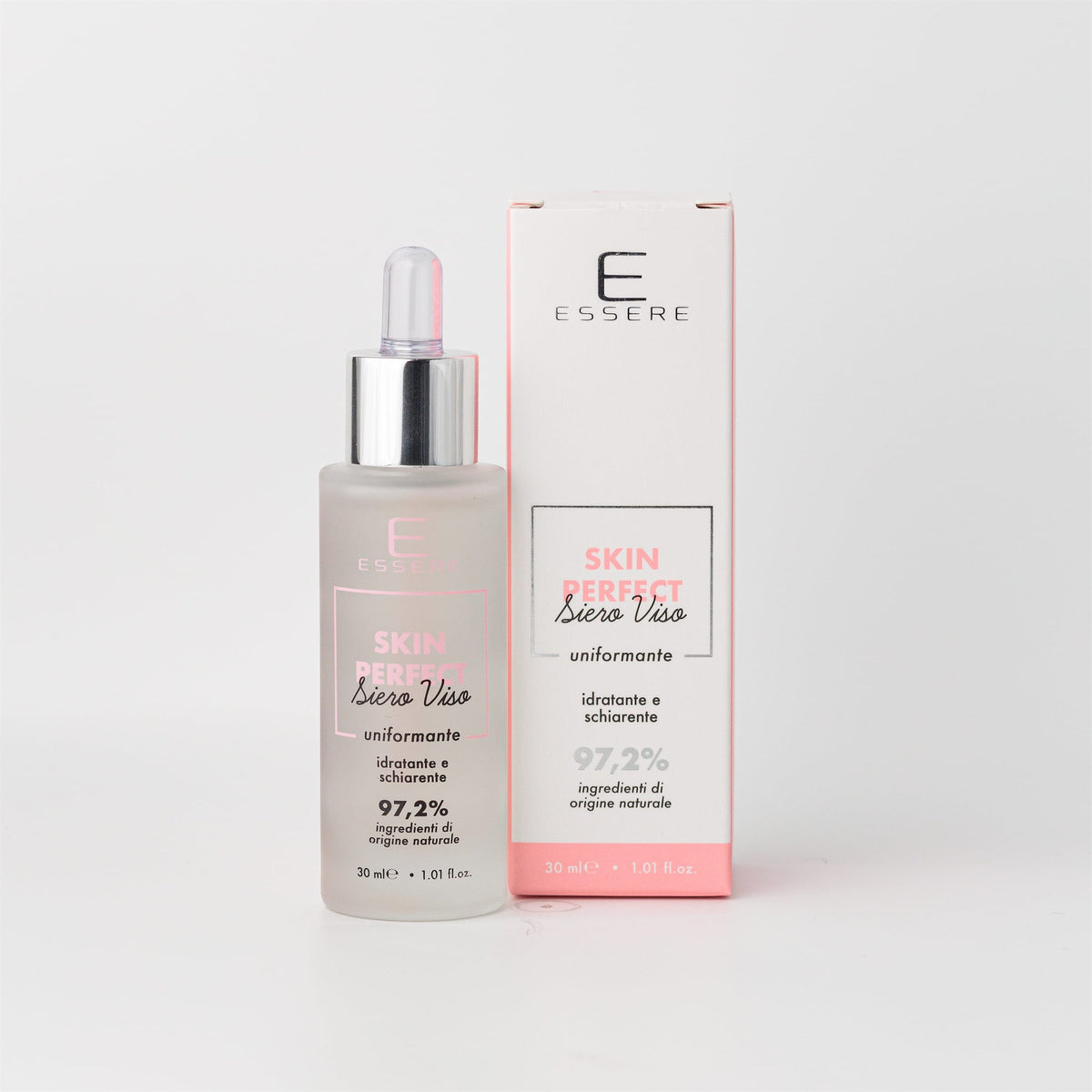 Essere Bio Dark Spots & Uneven Tone Kit: Skin Perfect tone-evening face serum with box, 97.2% natural origin ingredients