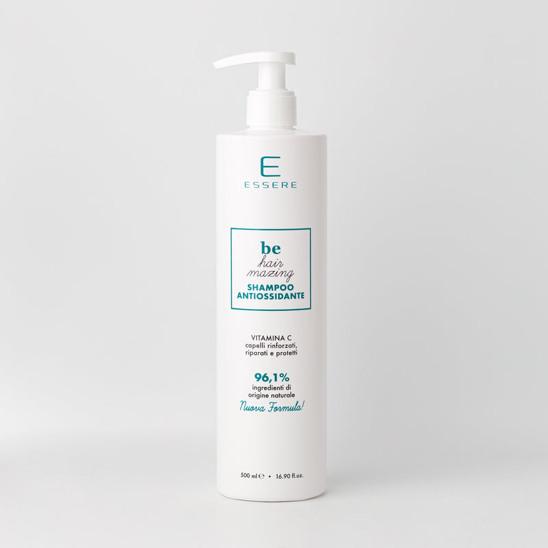 Essere Bio Vitamin C Antioxidant Shampoo 500 ml, Be Hair Mazing bottle with 96.1% natural origin ingredients