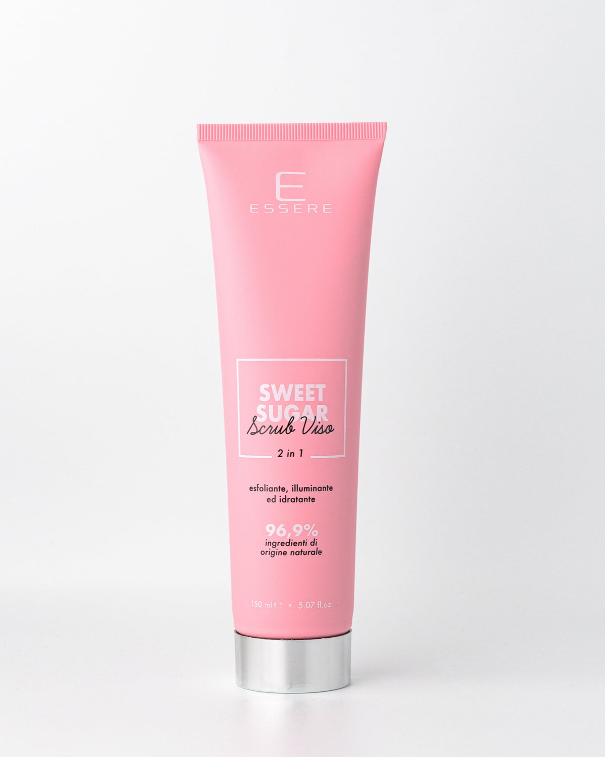 Essere Bio Sweet Sugar 2-in-1 face scrub 150 ml tube, Be Beauty, front view on a light background