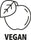 Vegan Apple Icon