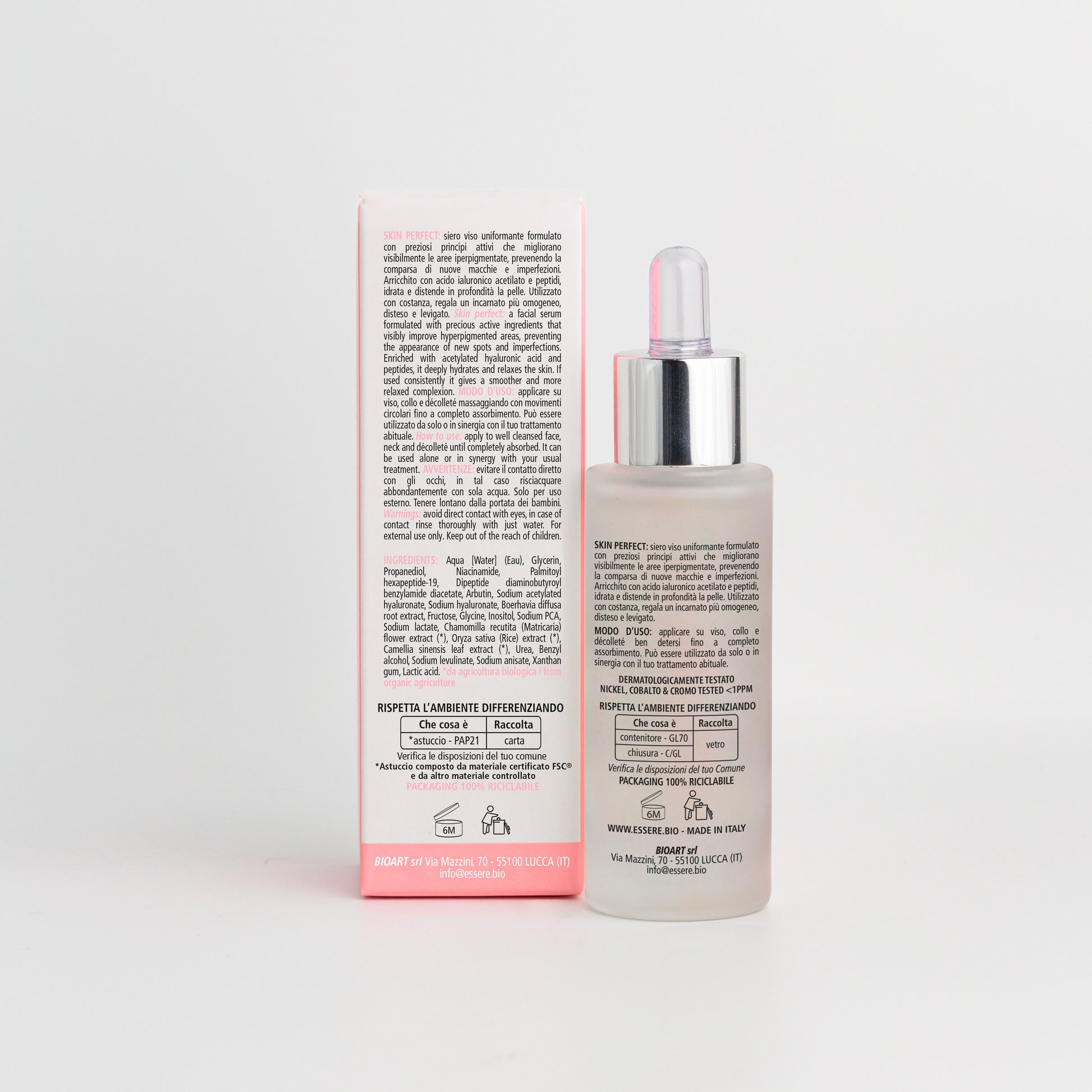 Skin Perfect - Siero Viso Uniformante - 30 ml Essere Bio Skin Perfect - Siero Viso Uniformante - 30 ml Essere Bio