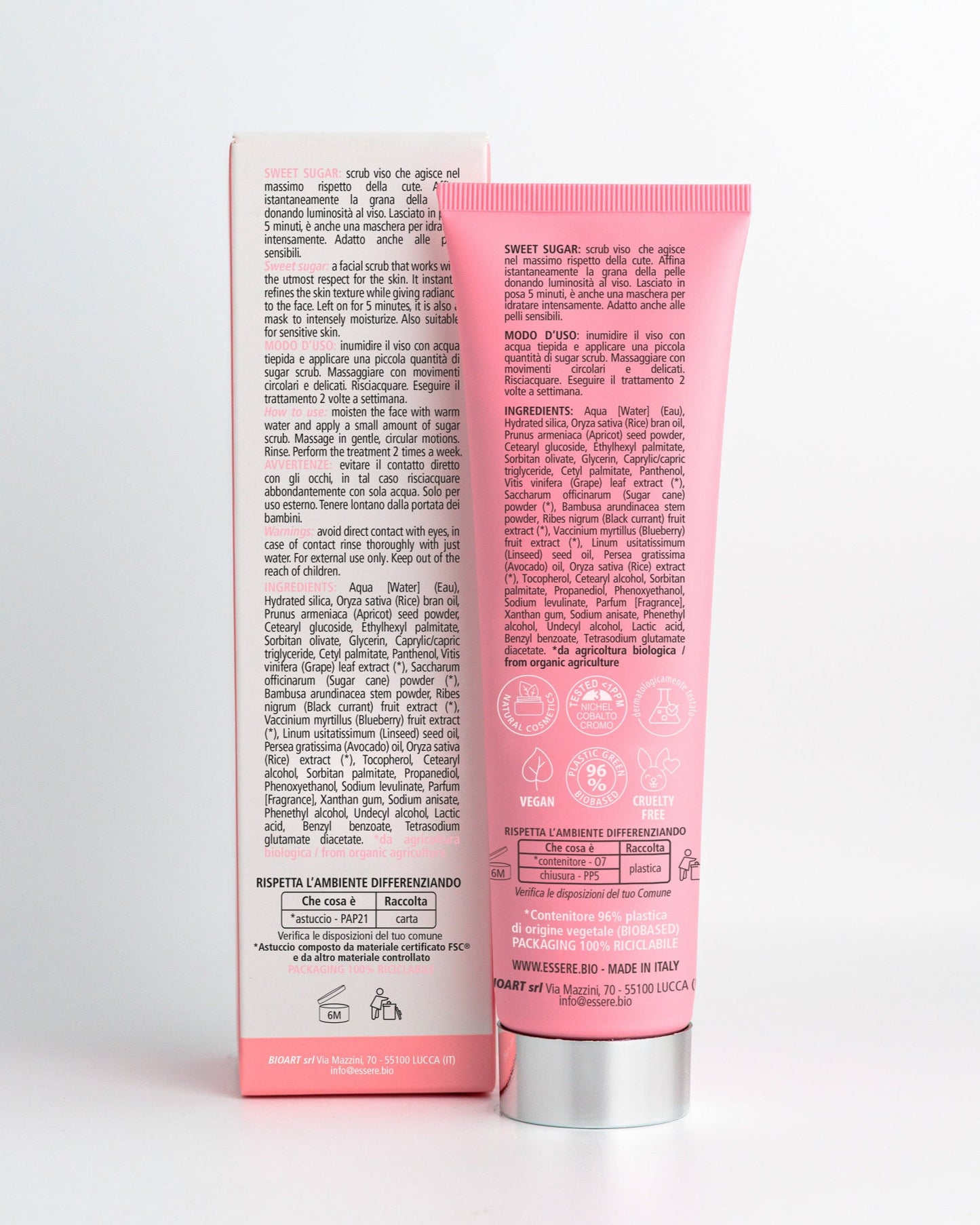 Sweet Sugar - Scrub Viso 2 in 1 - 150 ml