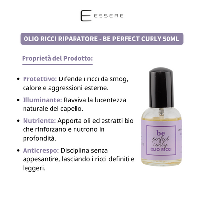 Olio Ricci Riparatore - 50ml Be Perfect Curly