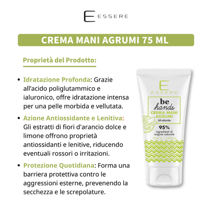 Crema Mani Agrumi 75 ml Be Hands