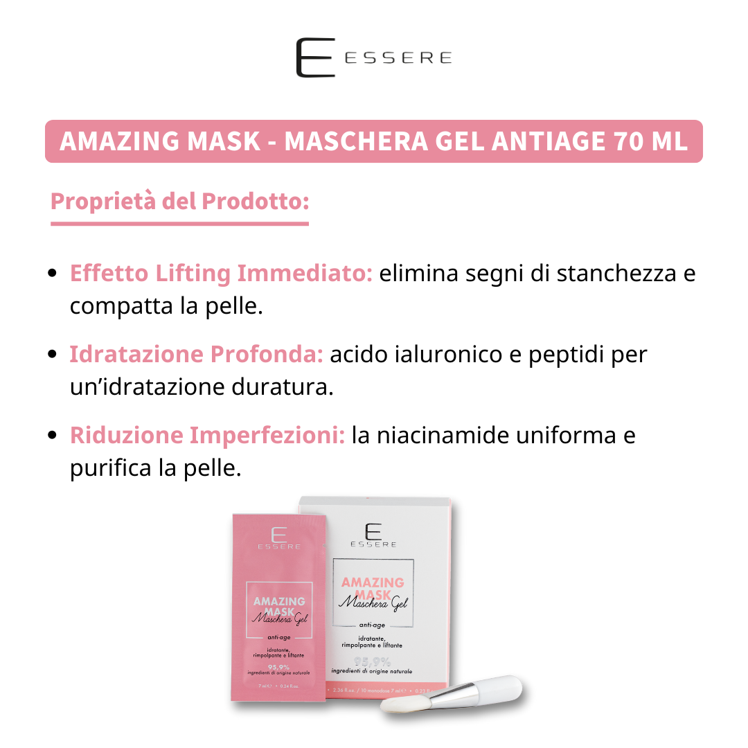 Amazing Mask - Maschera Gel Antiage 70 ml Be Beauty