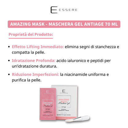 Amazing Mask - Maschera Gel Antiage 70 ml Be Beauty