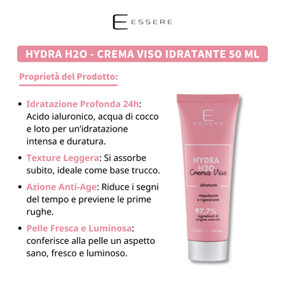 Hydra H2O - Crema Viso Idratante 50 ml Be Beauty