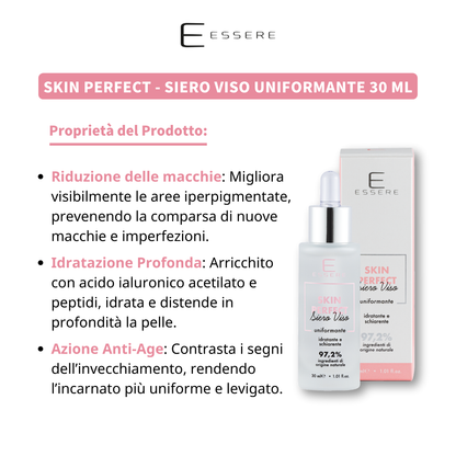 Skin Perfect - Siero Viso Uniformante 30 ml Be Beauty