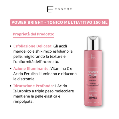 Power Bright - Tonico Multiattivo 150 ml Be Beauty