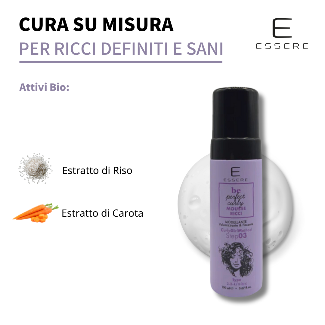 Mousse Ricci Nutriente 150 ml  Be Perfect Curly