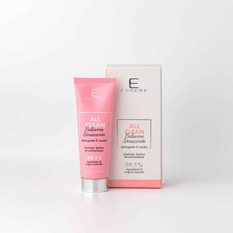 Essere Bio All Clean balsamo detergente struccante Be Beauty 50 ml, tubo e astuccio, vista frontale