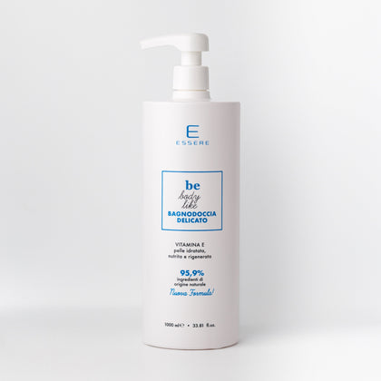 Essere Bio Vitamin E Gentle Shower Gel, Be Body Like, 1000 ml bottle with 95.9% natural origin ingredients