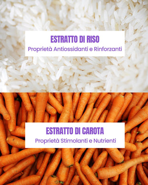 Essere Bio Curly Hair Conditioner botanical actives: rice and carrot extracts to nourish curly hair