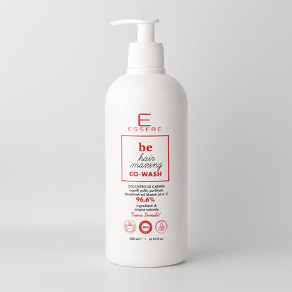Essere Bio Cane Sugar Co-Wash 4-in-1 500 ml, Be Hair Mazing bottle with 96.6% natural origin ingredients
