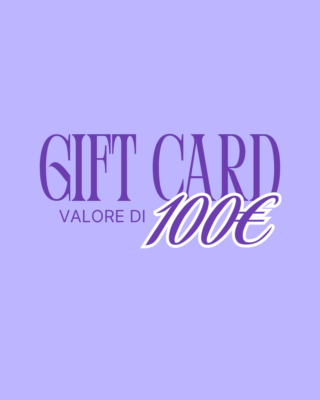 Gift Card Essere Bio dal valore di 100€, buono regalo per cosmesi di origine naturale, grafica fronte