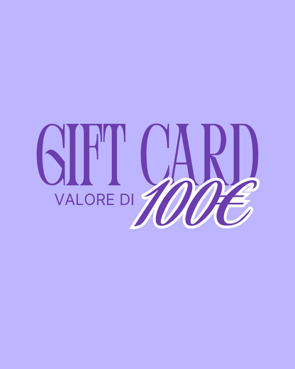 Gift Card Essere Bio dal valore di 100€, buono regalo per cosmesi di origine naturale, grafica fronte