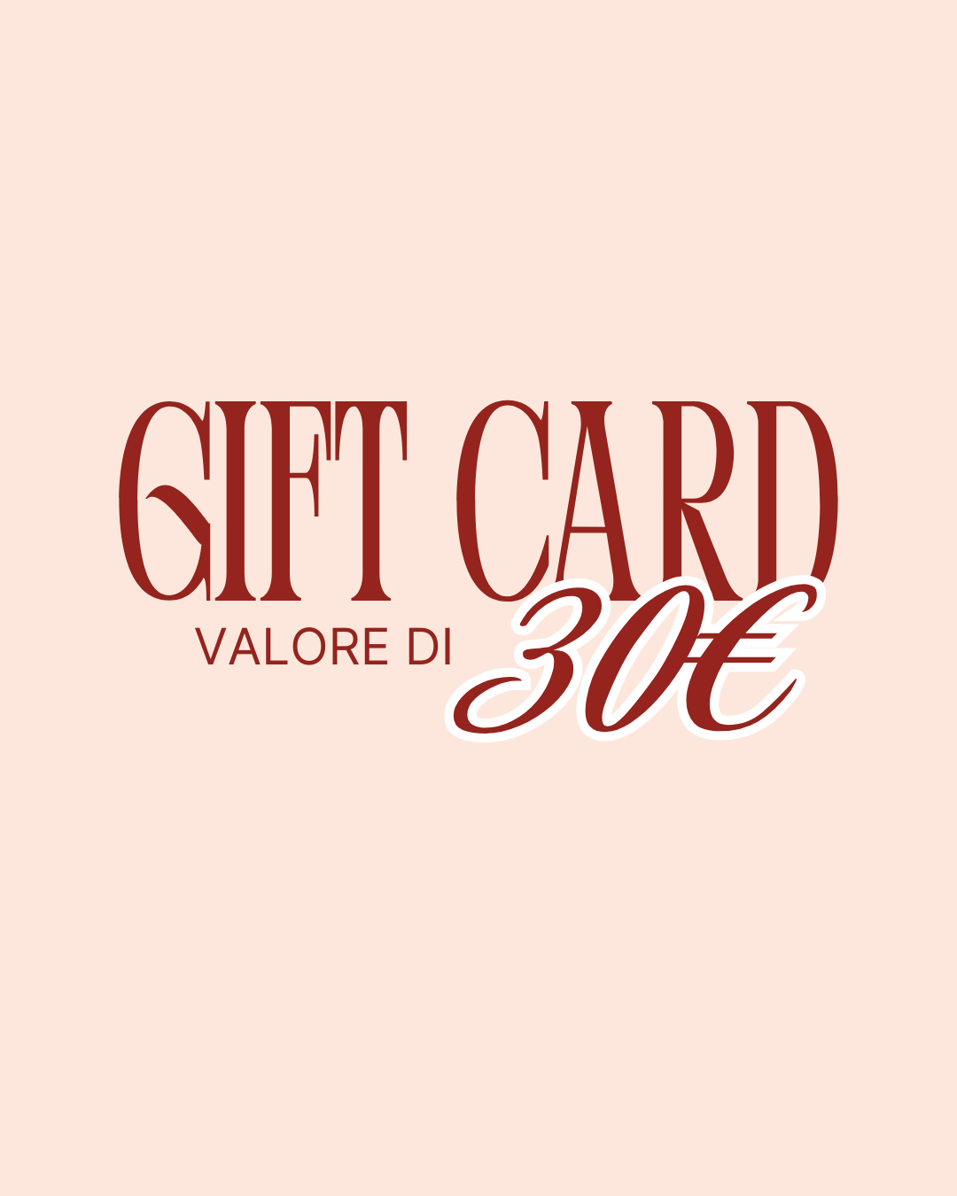 Gift Card Essere Bio dal valore di 30€, buono regalo per cosmesi di origine naturale, grafica fronte