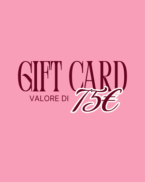 Essere Bio 75€ Gift Card for natural origin cosmetics, front design