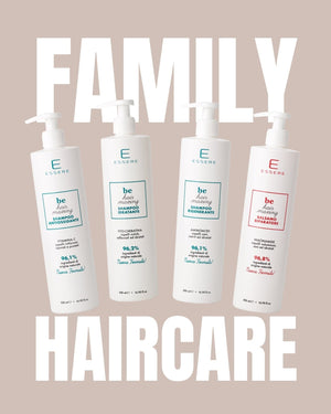 Essere Bio Family Hair Care Kit: the four 500 ml Be Hair Mazing products for the whole family’s hair care