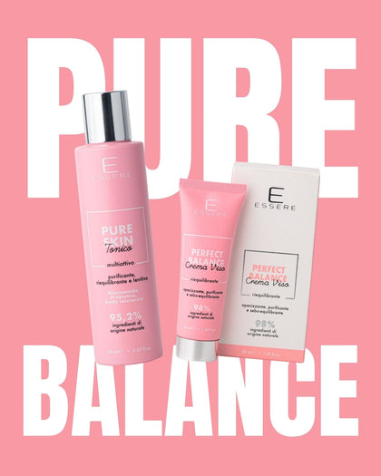 Essere Bio Pure Balance Kit: Pure Skin toner and Perfect Balance balancing face cream for combination and oily skin