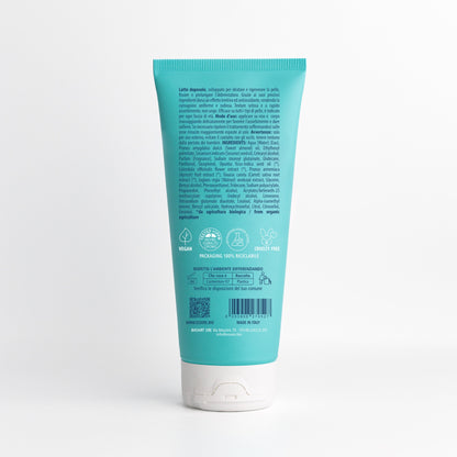 Retro del Latte Dopo Sole Marine Essere Bio 200 ml con INCI e ingredienti di origine naturale al 93 per cento