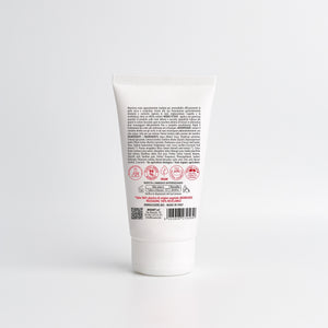 Back of the Essere Bio Hand Mask 75 ml with INCI and natural origin ingredients, Be Hands line