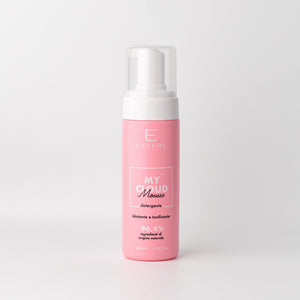 Back of the Essere Bio My Cloud 150 ml bottle with INCI and 96.4% natural origin ingredients