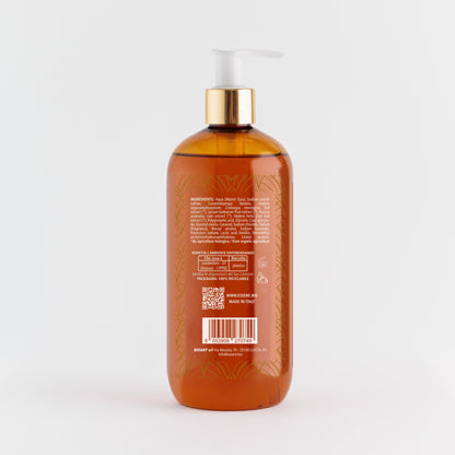 Retro del Sapone Mani Delicato Essere Bio 500 ml con INCI e ingredienti di origine naturale, linea Be Hands
