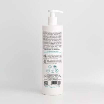 Retro dello Shampoo Antiossidante Vitamina C Essere Bio 500 ml con INCI e ingredienti di origine naturale, Be Hair Mazing