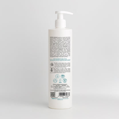 Retro dello Shampoo Idratante Fito-Cheratina Essere Bio 500 ml con INCI e ingredienti di origine naturale, Be Hair Mazing