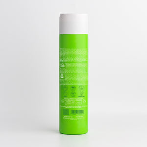 Back of the Essere Bio Be Fruit Green Apple Shampoo 250 ml with INCI and natural origin ingredients