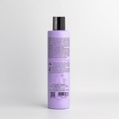 Retro dello Shampoo Ricci Detossinante Essere Bio 250 ml con INCI e ingredienti di origine naturale