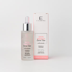 Essere Bio Skin Perfect tone-evening face serum, Be Beauty 30 ml, bottle and box, front view