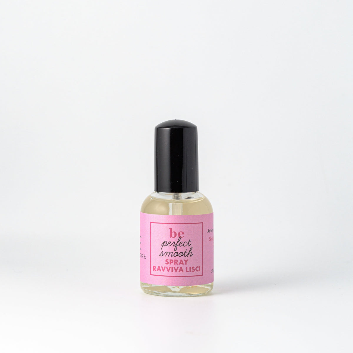 Essere Bio Straight Hair Brightening Refresh Spray 50 ml, pink Be Perfect Smooth bottle, front view