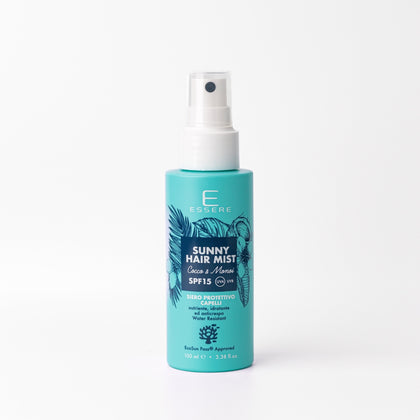 Essere Bio Sunny Hair Mist SPF 15 hair serum, Coconut and Monoi, 100 ml, EcoSun Pass® protective spray, front
