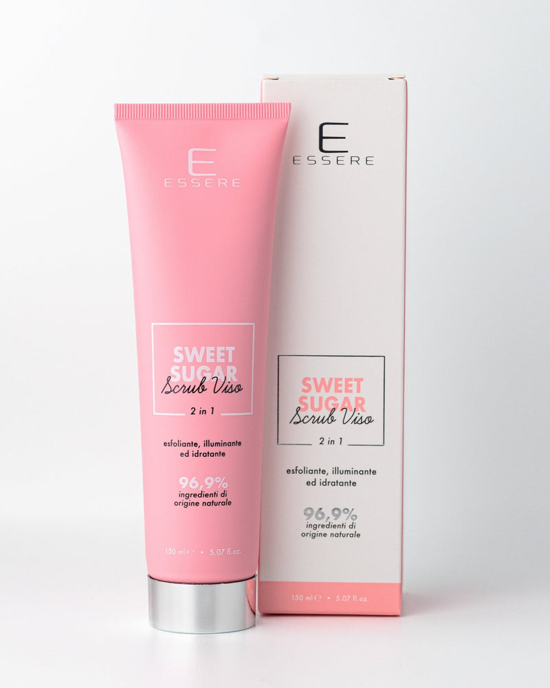 Essere Bio Sweet Sugar scrub viso 2 in 1 Be Beauty 150 ml, tubo e astuccio, vista frontale