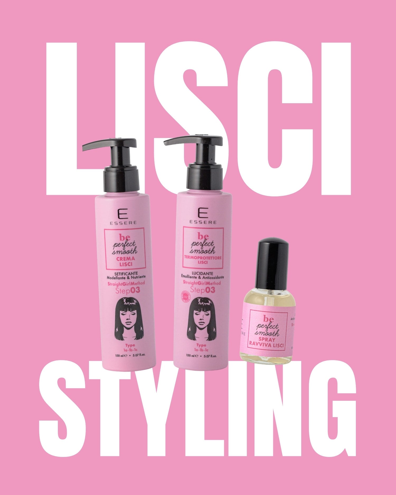 Kit Lisci Styling Essere Bio — Be Perfect Smooth