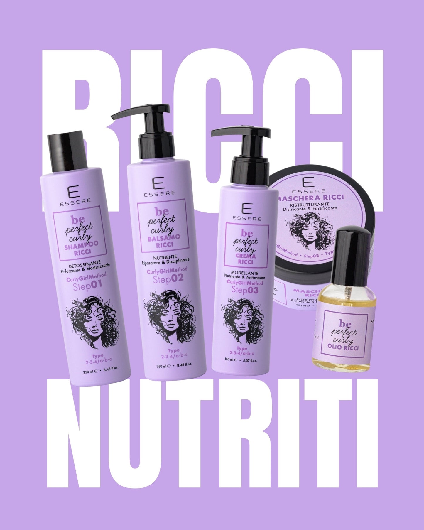 Kit Ricci Nutriti Essere Bio — Be Perfect Curly
